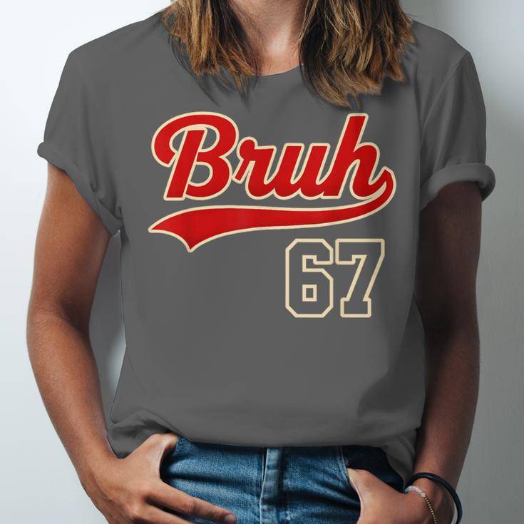 67 Six Seven Bruh Meme Baseball Vintage Style Men Boys Unisex Jersey T-Shirt 67 Six Seven Bruh Meme Baseball Vintage Style Men Boys Unisex Jersey T-Shirt