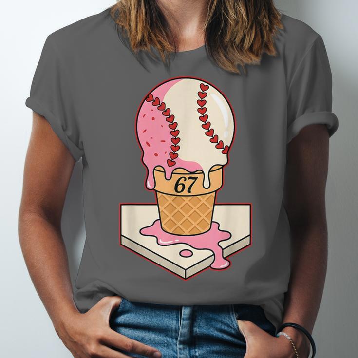 67 Tee Baseball Creamy Dripping Graphic Sixty-Seven Clothes Unisex Jersey T-Shirt 67 Tee Baseball Creamy Dripping Graphic Sixty-Seven Clothes Unisex Jersey T-Shirt