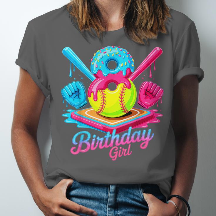8th Birthday Baseball Ice Cream Drip 8 Years Old Girls B-Day Unisex Jersey T-Shirt 8th Birthday Baseball Ice Cream Drip 8 Years Old Girls B-Day Unisex Jersey T-Shirt