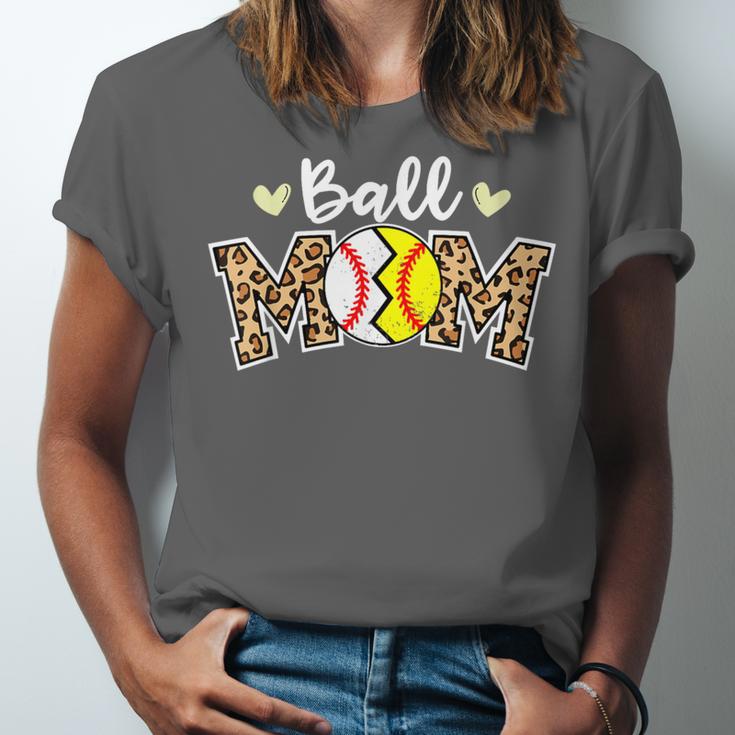 Ball Mom Leopard Baseball Softball Player Mom Unisex Jersey T-Shirt Ball Mom Leopard Baseball Softball Player Mom Unisex Jersey T-Shirt