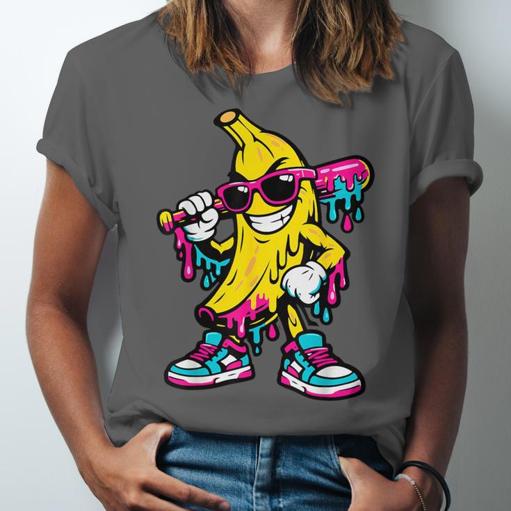 Banana Baseball Drip Unisex Jersey T-Shirt
