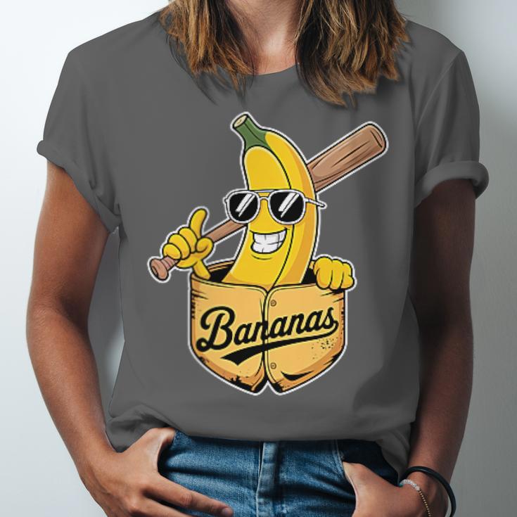 Banana Baseball Fruit Unisex Jersey T-Shirt Banana Baseball Fruit Unisex Jersey T-Shirt