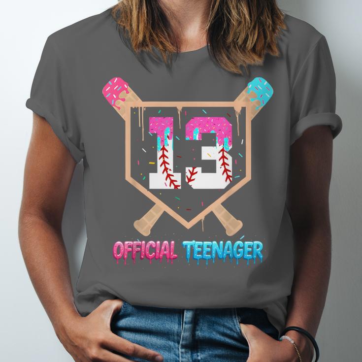 Baseball 13 Year Ice Cream Drip 13th Bday Official Teenager Unisex Jersey T-Shirt Baseball 13 Year Ice Cream Drip 13th Bday Official Teenager Unisex Jersey T-Shirt
