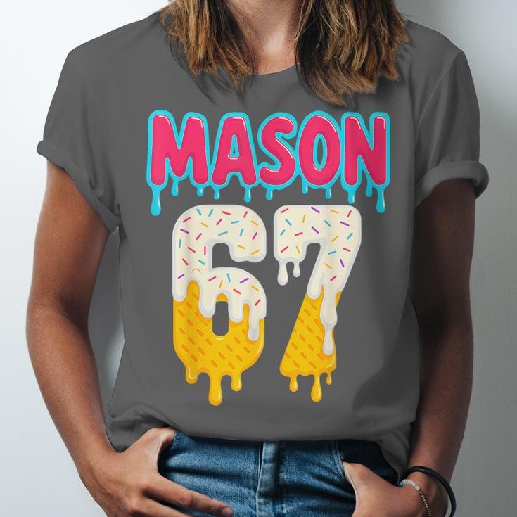 Baseball 6 7 Ice Cream Drip Number 67 Six Seven Meme Unisex Jersey T-Shirt Baseball 6 7 Ice Cream Drip Number 67 Six Seven Meme Unisex Jersey T-Shirt