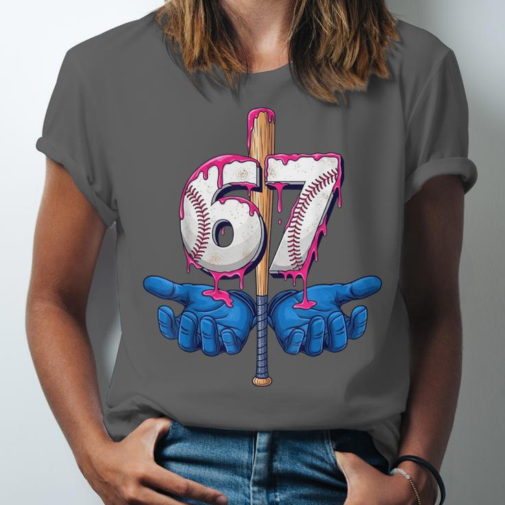 Baseball 67 Six Seven Gen Alpha Meme Drip Unisex Jersey T-Shirt