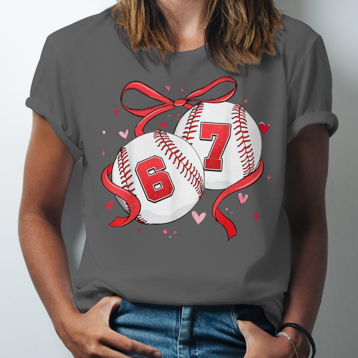 Baseball 67 Six Seven Gen Alpha Meme Valentine's Day Unisex Jersey T-Shirt