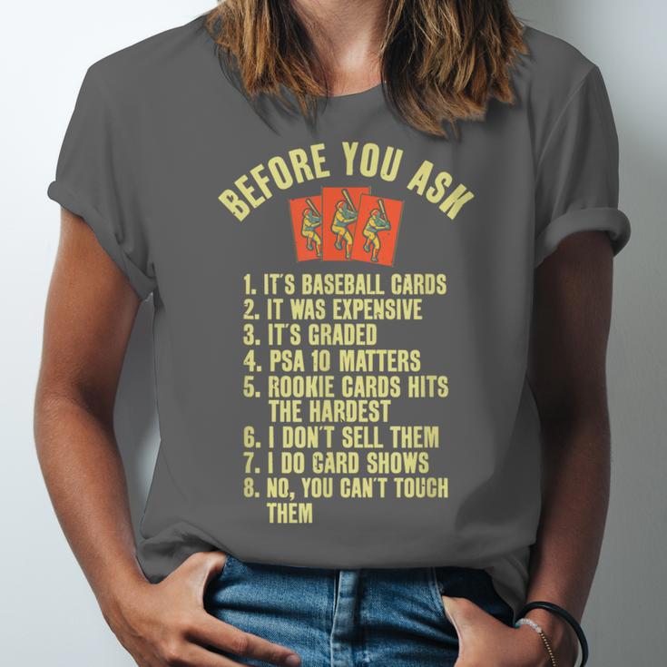 Baseball Card Collector Baseball Card Trading Unisex Jersey T-Shirt Baseball Card Collector Baseball Card Trading Unisex Jersey T-Shirt