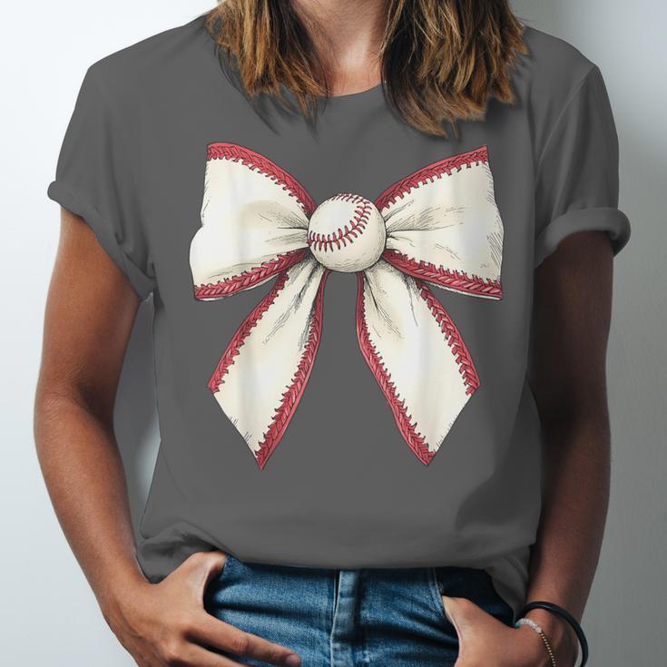 Baseball Coquette Bow Cute Baseball Game Unisex Jersey T-Shirt Baseball Coquette Bow Cute Baseball Game Unisex Jersey T-Shirt