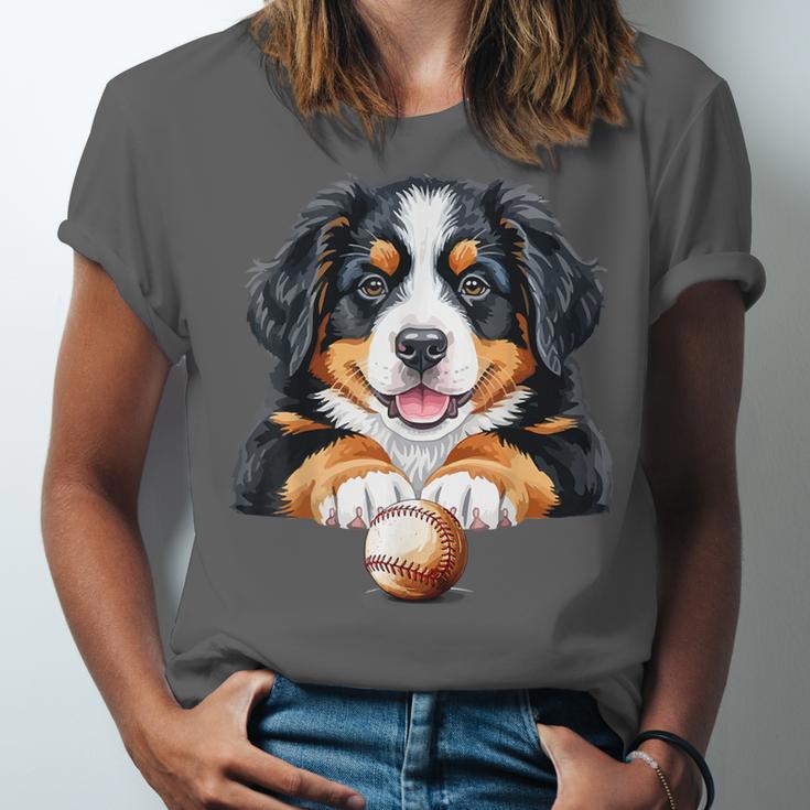 Baseball Dog Men & Women Unisex Jersey T-Shirt