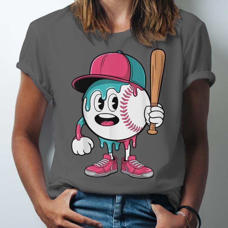 Baseball Drip Boys Ice Cream Youth Unisex Jersey T-Shirt