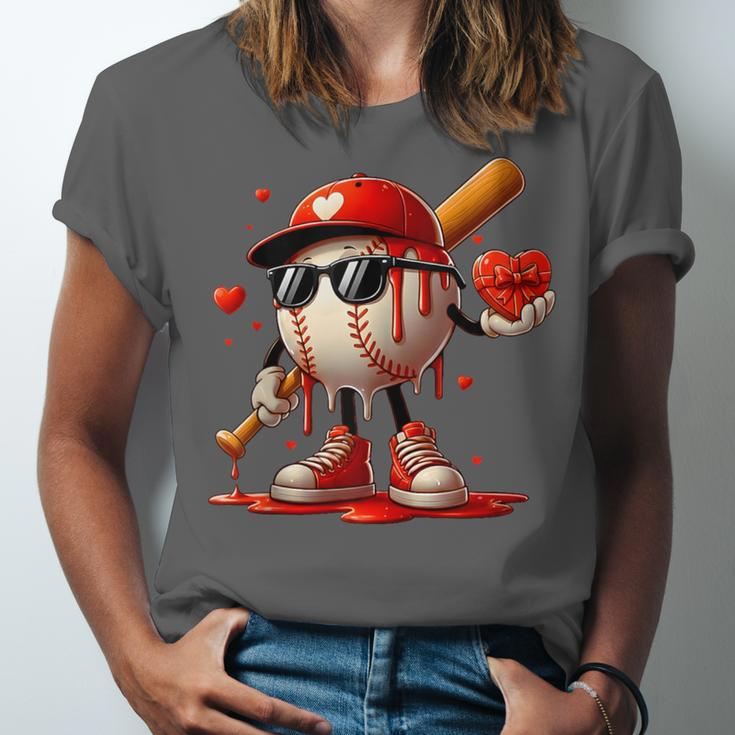 Baseball Drip Ice Cream Apparel Youth Boy Valentine Unisex Jersey T-Shirt Baseball Drip Ice Cream Apparel Youth Boy Valentine Unisex Jersey T-Shirt