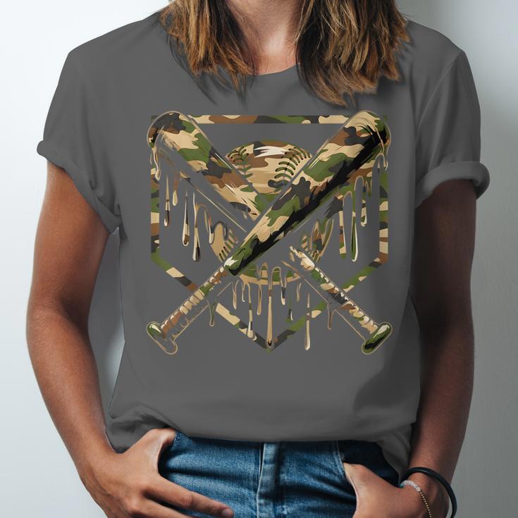 Baseball Drip Ice Cream Camo Home Plate Bats Sports Game Day Unisex Jersey T-Shirt Baseball Drip Ice Cream Camo Home Plate Bats Sports Game Day Unisex Jersey T-Shirt