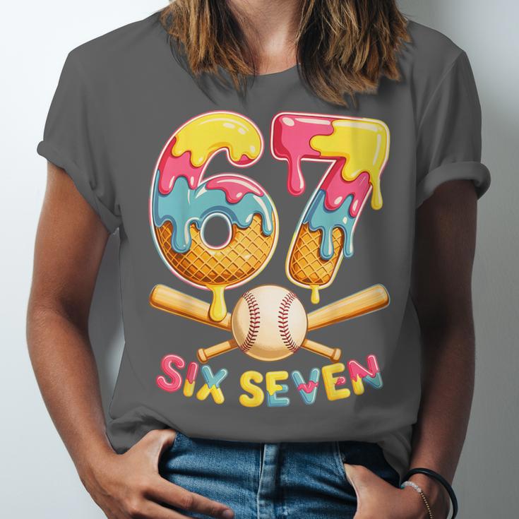 Baseball Drip Ice Cream Number 67 Player Lifestyle Unisex Jersey T-Shirt Baseball Drip Ice Cream Number 67 Player Lifestyle Unisex Jersey T-Shirt