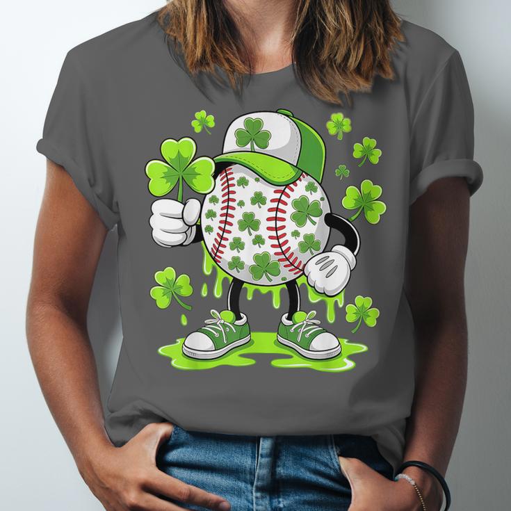 Baseball Drip Ice Cream Shamrock Irish St Patricks Men Unisex Jersey T-Shirt Baseball Drip Ice Cream Shamrock Irish St Patricks Men Unisex Jersey T-Shirt