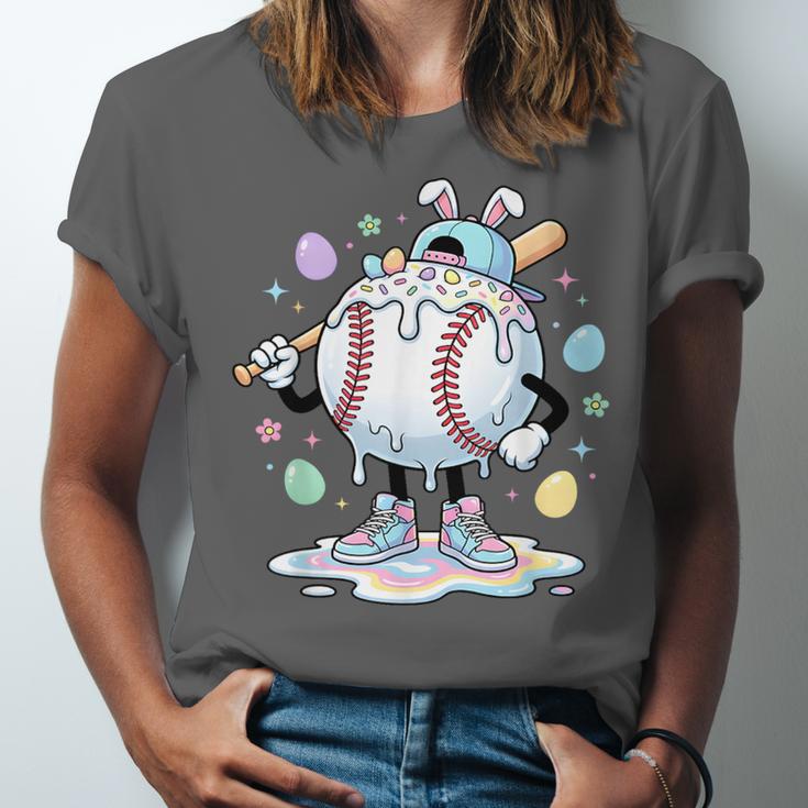 Baseball Drip Icecream Apparel Youth Boy Easter Unisex Jersey T-Shirt