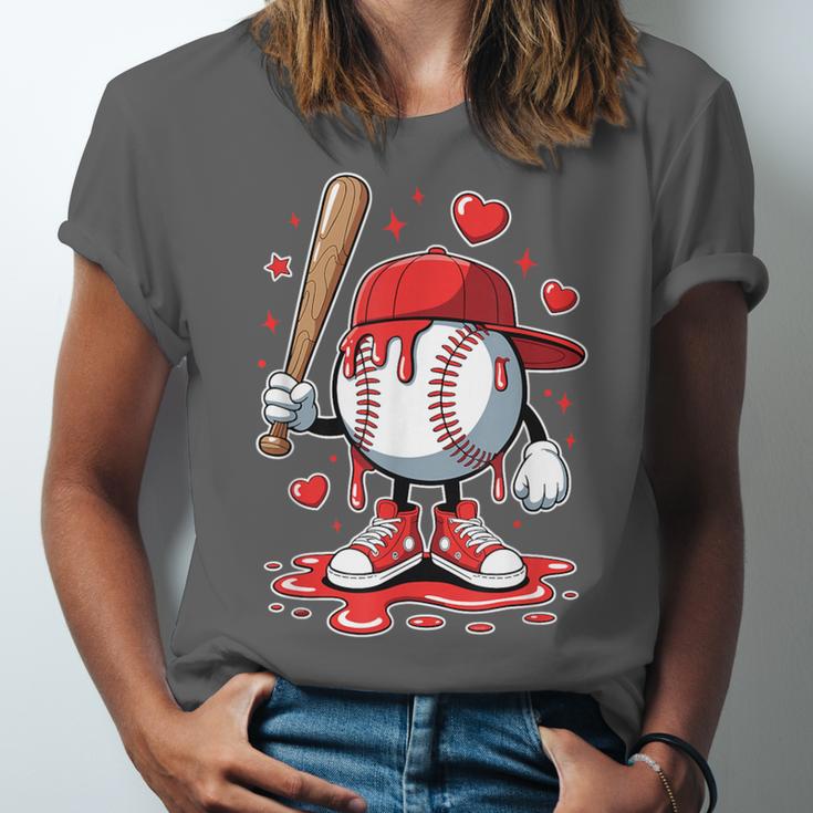 Baseball Drip Icecream Apparel Youth Boy Valentine Unisex Jersey T-Shirt Baseball Drip Icecream Apparel Youth Boy Valentine Unisex Jersey T-Shirt