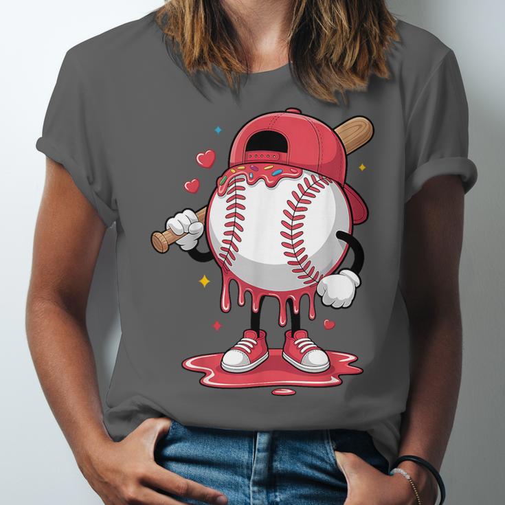 Baseball Drip Icecream Boy Kids Valentine Unisex Jersey T-Shirt Baseball Drip Icecream Boy Kids Valentine Unisex Jersey T-Shirt
