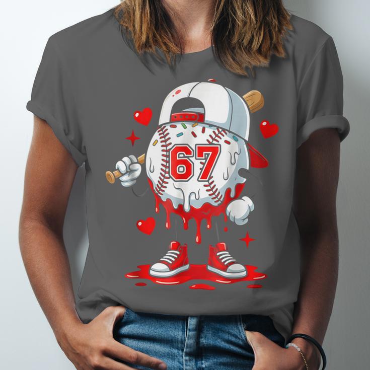 Baseball Drip Icecream Valentine 67 Meme Tees Men Youth Boys Unisex Jersey T-Shirt Baseball Drip Icecream Valentine 67 Meme Tees Men Youth Boys Unisex Jersey T-Shirt