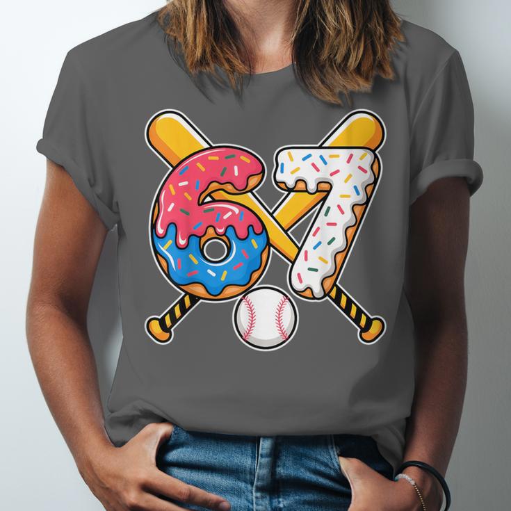 Baseball Drip Number 67 Player 67th Birthday Meme Unisex Jersey T-Shirt