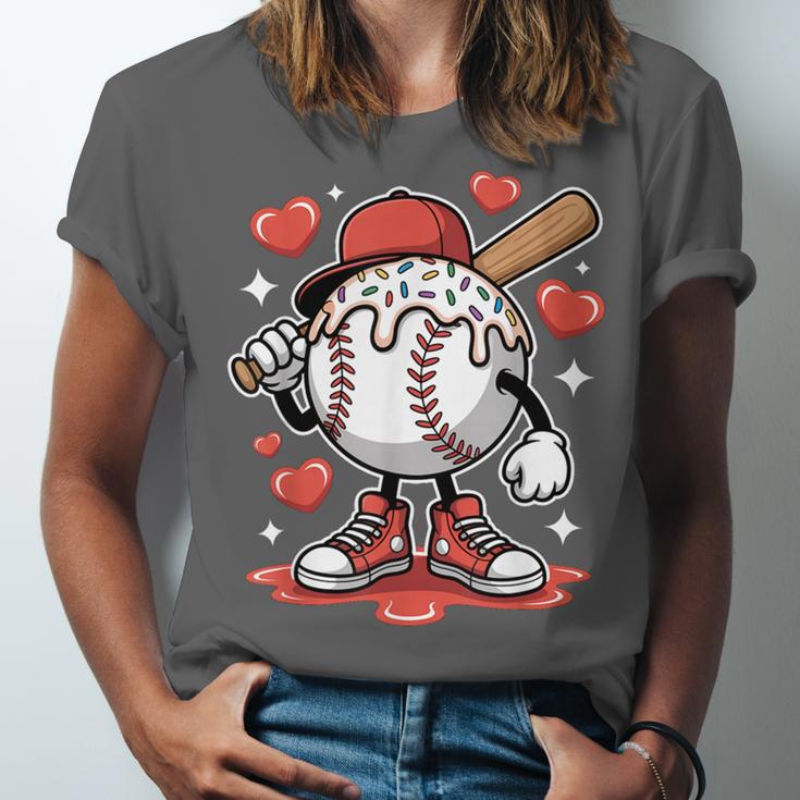 Baseball Drip Valentine Boys Women Men Hearts Sport Love Unisex Jersey T-Shirt Baseball Drip Valentine Boys Women Men Hearts Sport Love Unisex Jersey T-Shirt