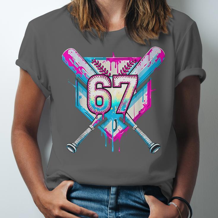 Baseball Dripping 67 Home Plate Six Seven Boy Kids Sports Unisex Jersey T-Shirt Baseball Dripping 67 Home Plate Six Seven Boy Kids Sports Unisex Jersey T-Shirt