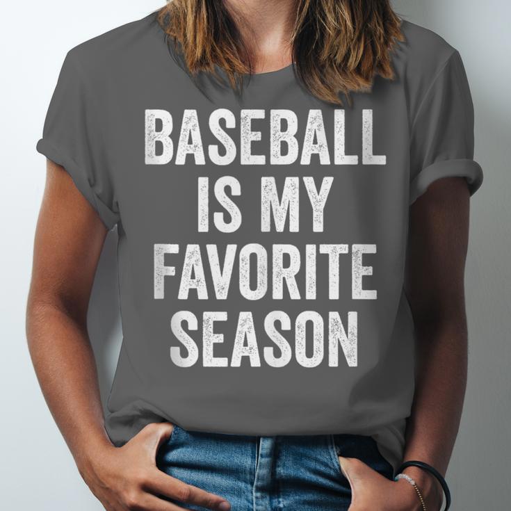 Baseball Is My Favorite Season Baseball Player Unisex Jersey T-Shirt Baseball Is My Favorite Season Baseball Player Unisex Jersey T-Shirt