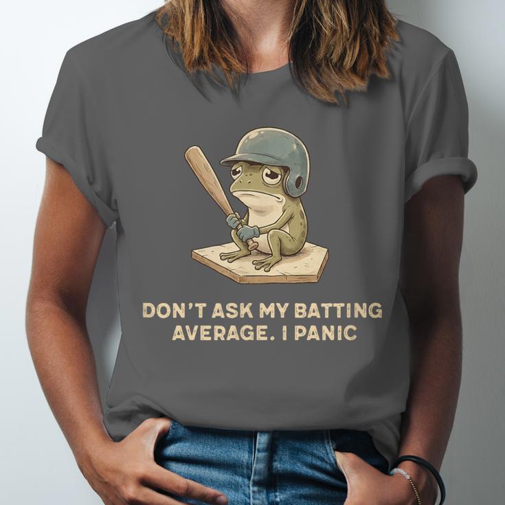 Baseball Frog Saying Batting Retro Artwork Unisex Jersey T-Shirt Baseball Frog Saying Batting Retro Artwork Unisex Jersey T-Shirt