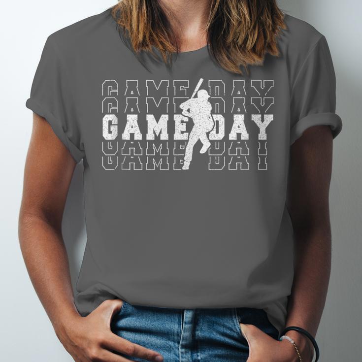 Baseball Game Day Team Sport Player Coach Batter Family Fans Unisex Jersey T-Shirt Baseball Game Day Team Sport Player Coach Batter Family Fans Unisex Jersey T-Shirt