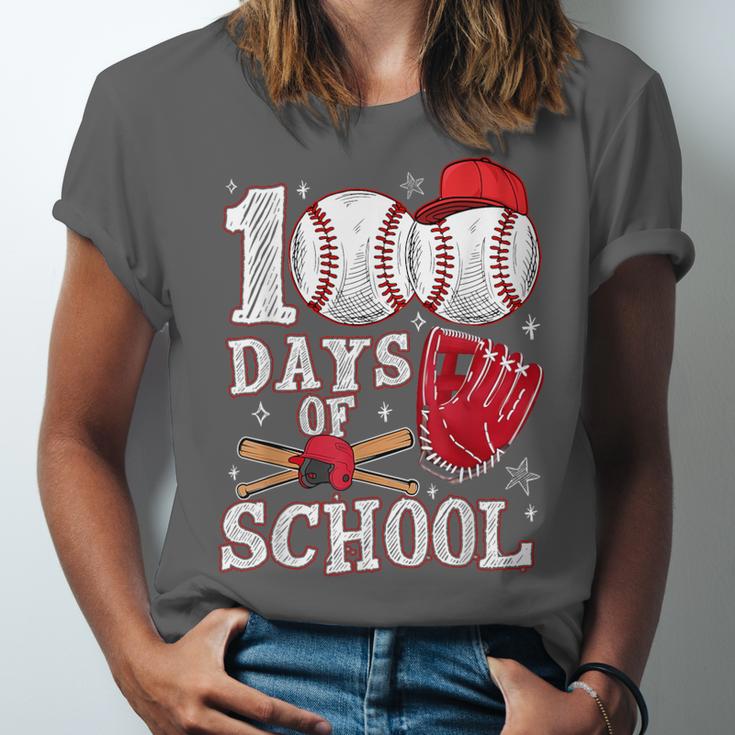 Baseball Happy 100 Days Of School Boy Girl Kid Teacher Unisex Jersey T-Shirt Baseball Happy 100 Days Of School Boy Girl Kid Teacher Unisex Jersey T-Shirt