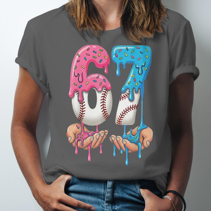 Baseball Ice Cream Drip 67 Hands Six Seven Boys Unisex Jersey T-Shirt Baseball Ice Cream Drip 67 Hands Six Seven Boys Unisex Jersey T-Shirt