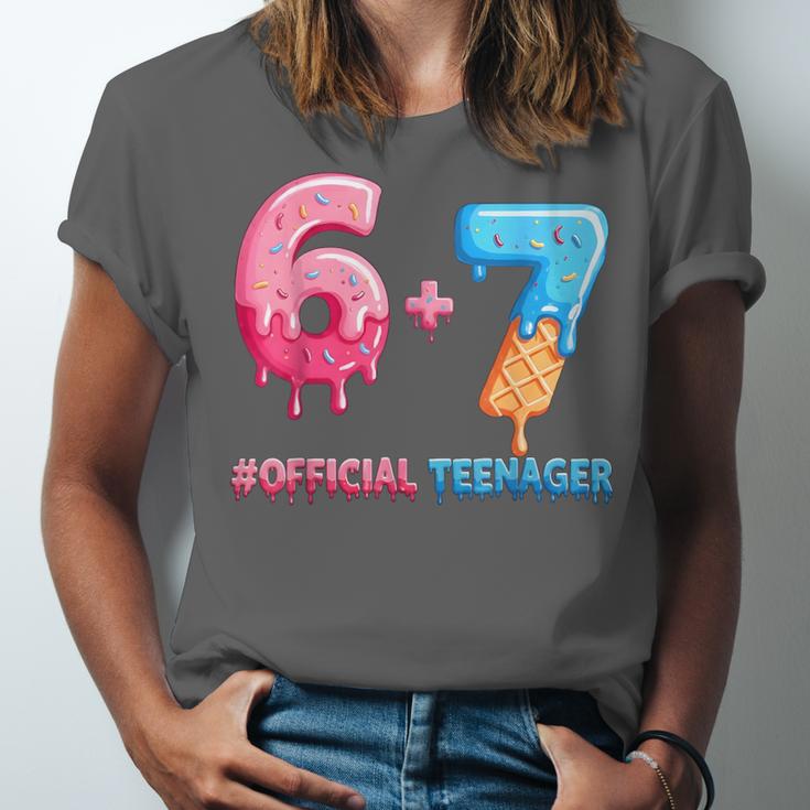 Baseball Ice Cream Drip 67 Official Teenager 13th Birthday Unisex Jersey T-Shirt Baseball Ice Cream Drip 67 Official Teenager 13th Birthday Unisex Jersey T-Shirt