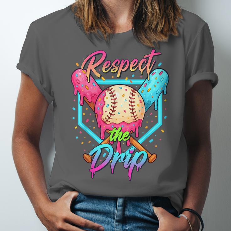 Baseball Ice Cream Drip Number 67 Player 67 Respect The Drip Unisex Jersey T-Shirt Baseball Ice Cream Drip Number 67 Player 67 Respect The Drip Unisex Jersey T-Shirt