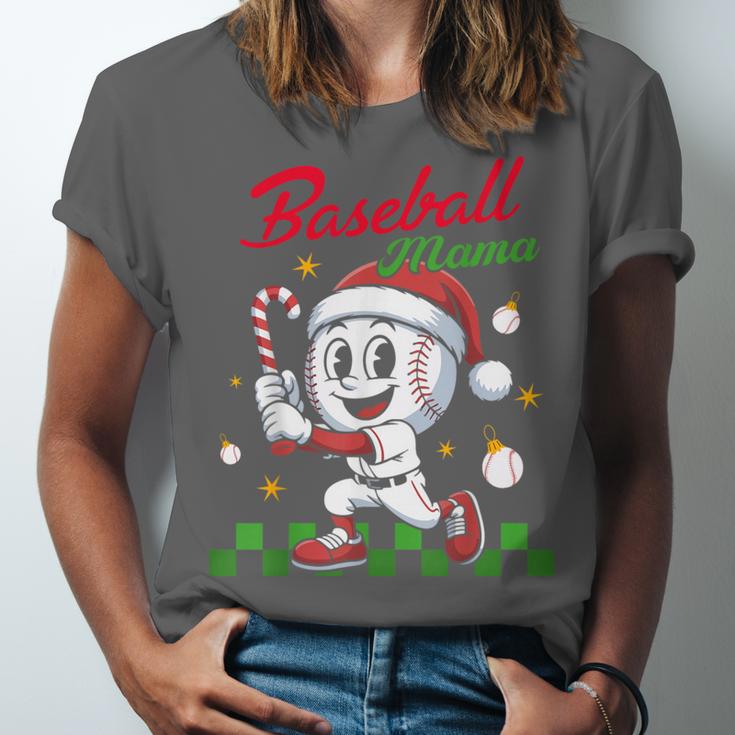 Baseball Mama Christmas Santa Hat Xmas Softball Mom Unisex Jersey T-Shirt Baseball Mama Christmas Santa Hat Xmas Softball Mom Unisex Jersey T-Shirt
