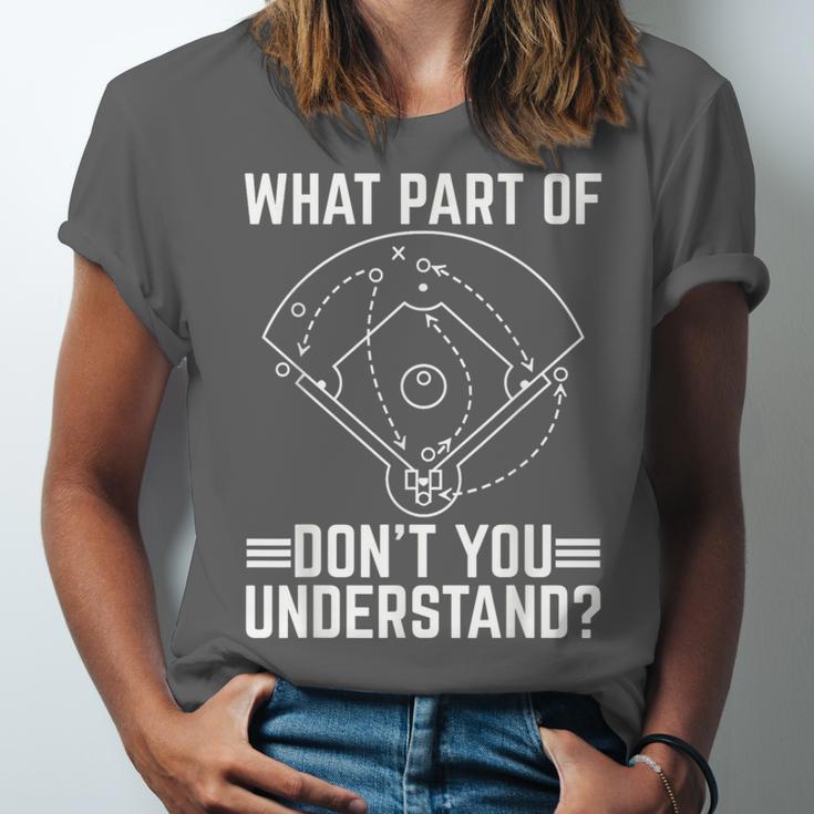 Baseball Math Double Play What Part Of Baseball Game Unisex Jersey T-Shirt