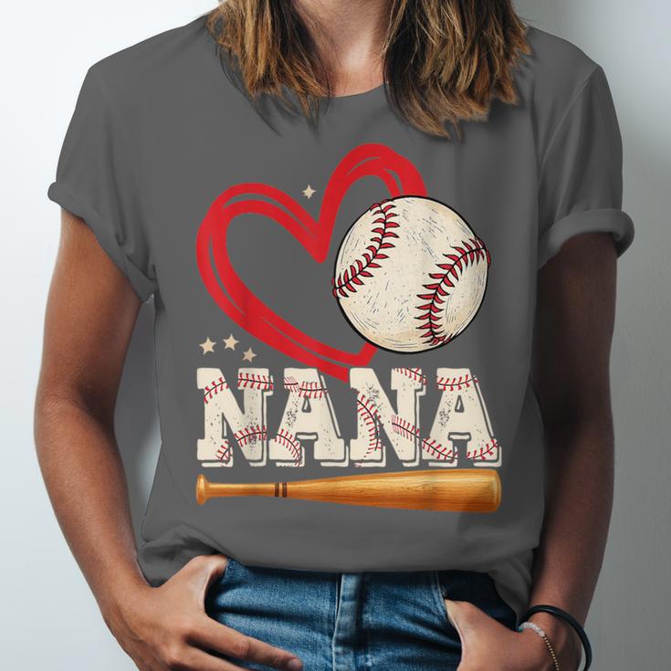 Baseball Nana Baseball Heart Family Matching Unisex Jersey T-Shirt Baseball Nana Baseball Heart Family Matching Unisex Jersey T-Shirt