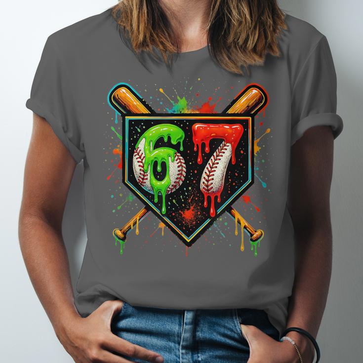 Baseball Six Seven 67 Meme Ice Cream Drip Xmas Women Men Unisex Jersey T-Shirt Baseball Six Seven 67 Meme Ice Cream Drip Xmas Women Men Unisex Jersey T-Shirt