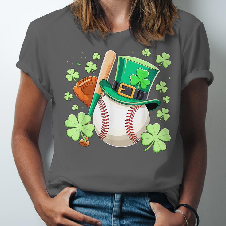Baseball St Patricks Day Lucky Baseball Player Shamrock Unisex Jersey T-Shirt Baseball St Patricks Day Lucky Baseball Player Shamrock Unisex Jersey T-Shirt