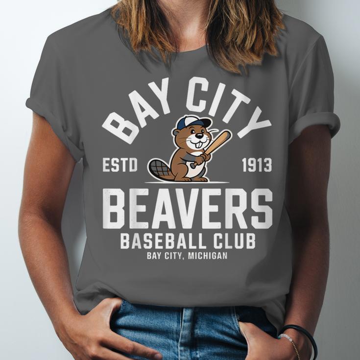 Bay City Beavers Baseball Club Estd 1913 Unisex Jersey T-Shirt