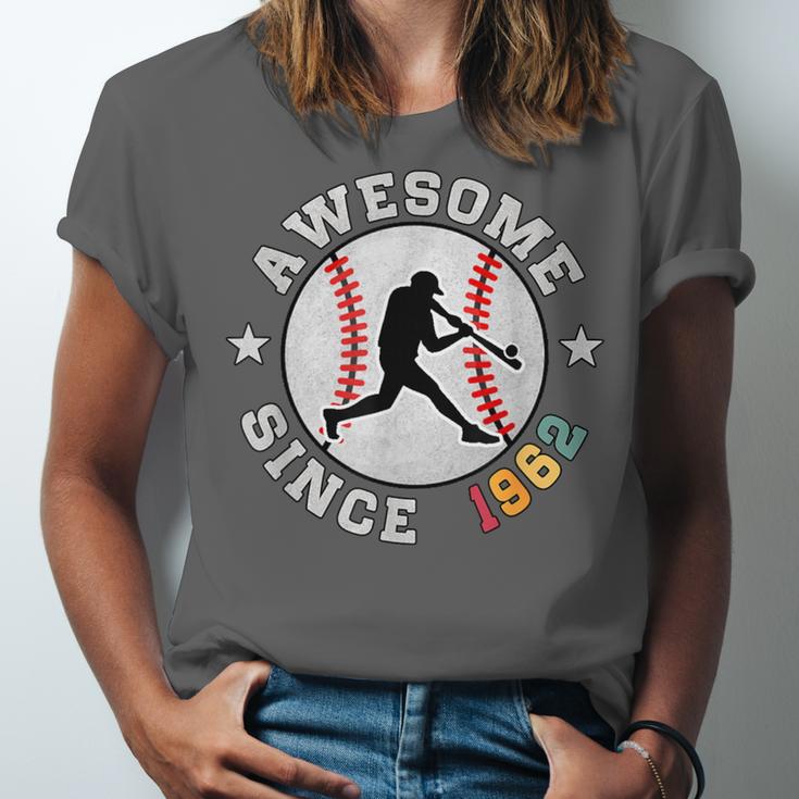 Birthday Baseball Lover 64 Years Old Awesome Since 1962 Unisex Jersey T-Shirt Birthday Baseball Lover 64 Years Old Awesome Since 1962 Unisex Jersey T-Shirt