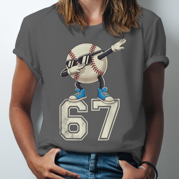 Boys Kids 67 Six Seven Sunglasses Dabbing Baseball Lover Unisex Jersey T-Shirt Boys Kids 67 Six Seven Sunglasses Dabbing Baseball Lover Unisex Jersey T-Shirt