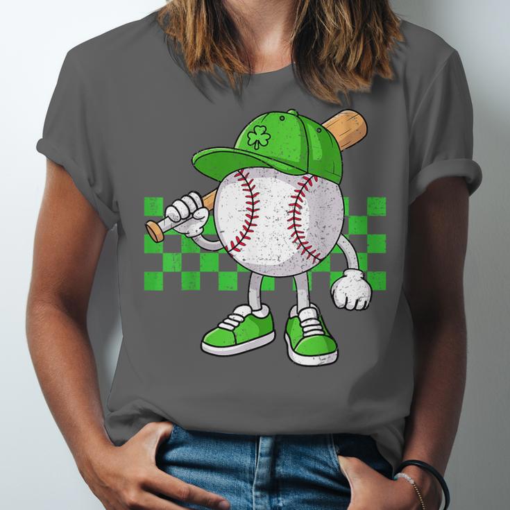 Boys St Patricks Day Baseball Player Pitcher Coach Kids Unisex Jersey T-Shirt Boys St Patricks Day Baseball Player Pitcher Coach Kids Unisex Jersey T-Shirt