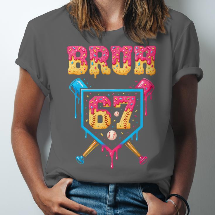 Bruh Baseball Ice Cream Drip Number 67 Player 67th Birthday Unisex Jersey T-Shirt Bruh Baseball Ice Cream Drip Number 67 Player 67th Birthday Unisex Jersey T-Shirt