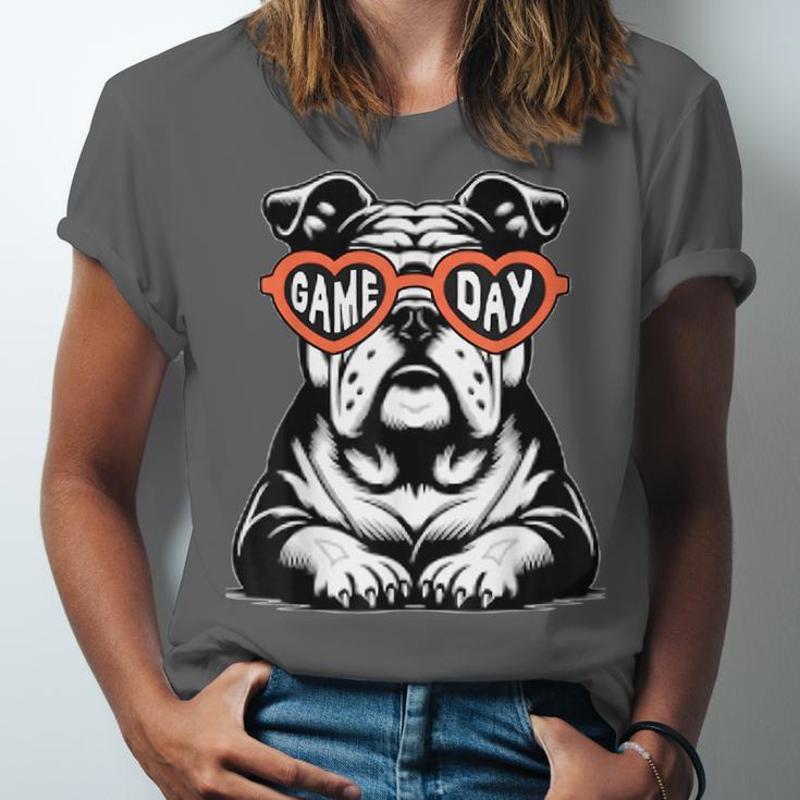Bulldog Mascot Sports Fan Football Basketball Baseball Unisex Jersey T-Shirt Bulldog Mascot Sports Fan Football Basketball Baseball Unisex Jersey T-Shirt