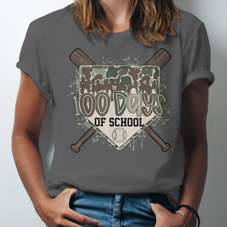 Camo 100 Days Of School Baseball Home Plate Drip Boy Kids Unisex Jersey T-Shirt Camo 100 Days Of School Baseball Home Plate Drip Boy Kids Unisex Jersey T-Shirt