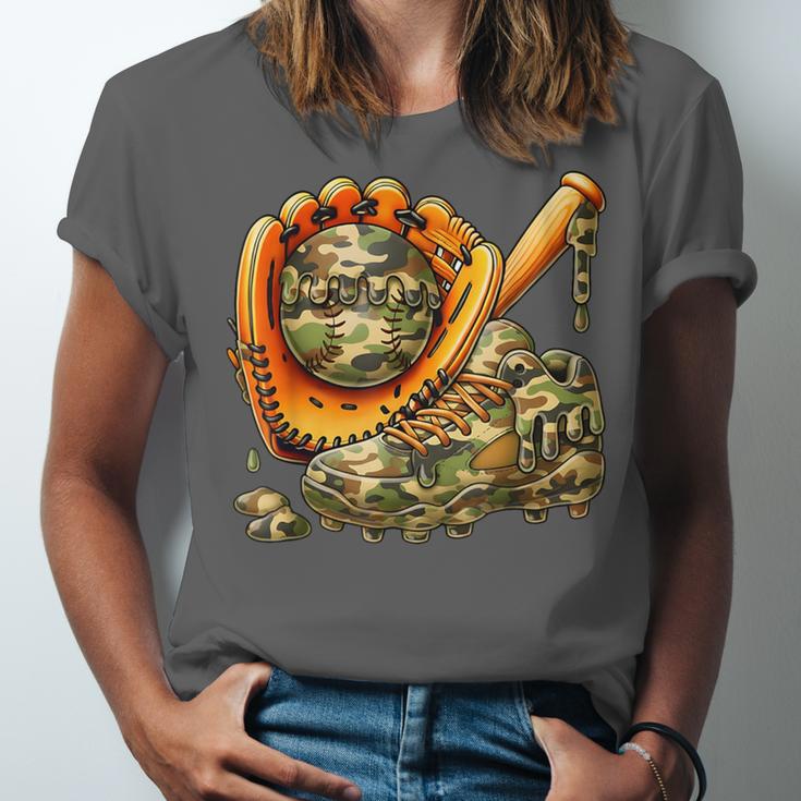 Camo Ice Cream Drip Baseball Stuff Baseball Drip Boys Unisex Jersey T-Shirt Camo Ice Cream Drip Baseball Stuff Baseball Drip Boys Unisex Jersey T-Shirt