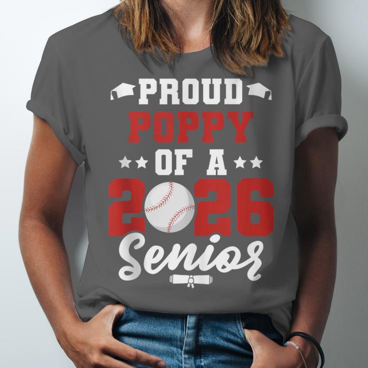 Class Of 2026 Senior Year Baseball Poppy 2026 Graduate Unisex Jersey T-Shirt