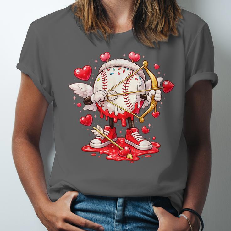Cupid Baseball Drip Icecream Apparel Youth Boy Valentine Unisex Jersey T-Shirt