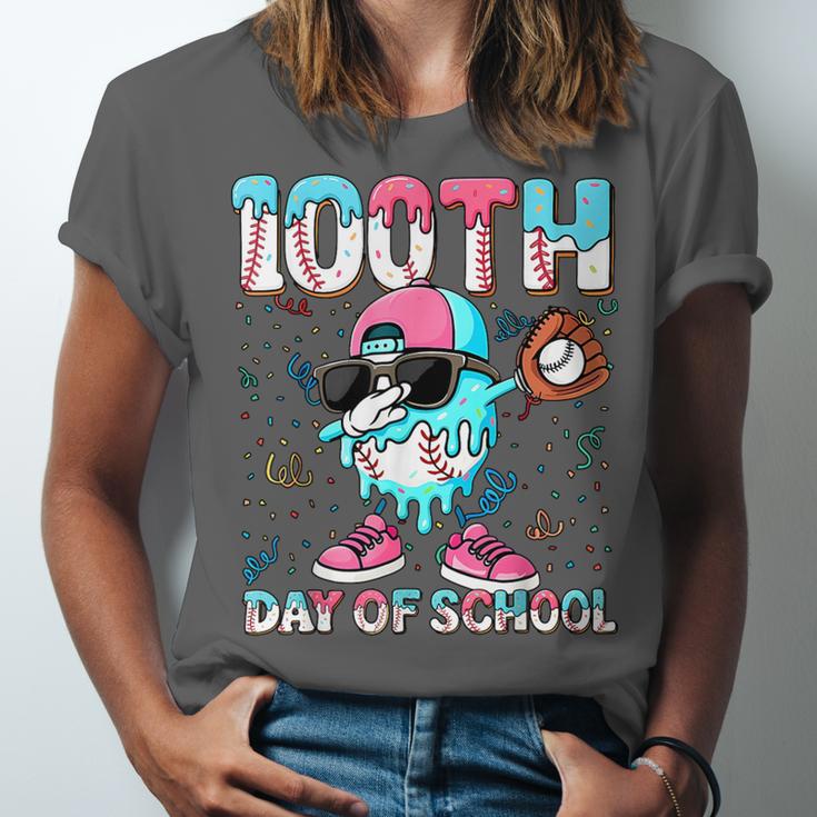 Dabbing Drippy 100th Days Of School Baseball Ice Cream Drip Unisex Jersey T-Shirt Dabbing Drippy 100th Days Of School Baseball Ice Cream Drip Unisex Jersey T-Shirt