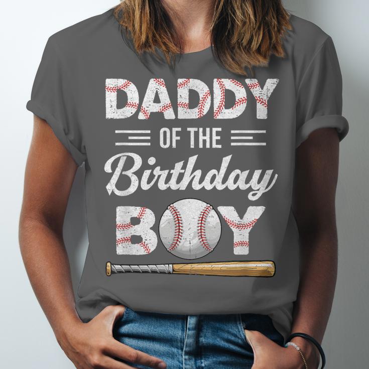 Daddy Of The Birthday Boy Baseball Matching Family Unisex Jersey T-Shirt