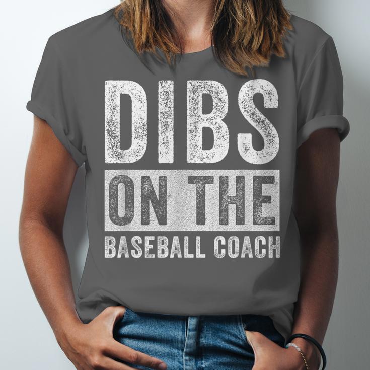 Dibs On The Baseball Coach Wife Girlfriend Unisex Jersey T-Shirt Dibs On The Baseball Coach Wife Girlfriend Unisex Jersey T-Shirt